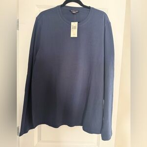 Michael Kors Navy Long Sleeve Tee
